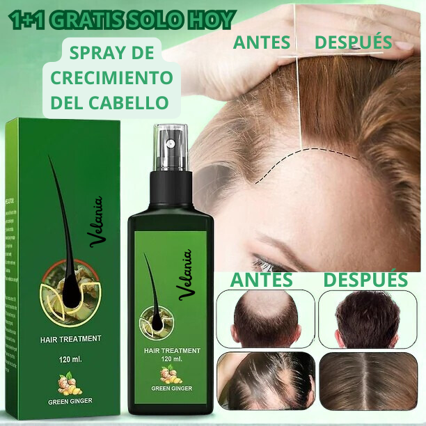 ¡1+1 GRATIS SOLO HOY! Spray del crecimiento del cabello- Velania™