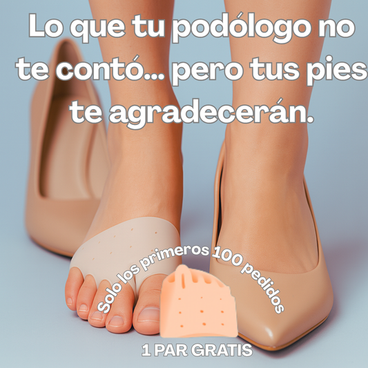 Tus pies también merecen un respiro.-Almohadillas ortopédicas FlexiComfort™